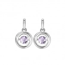 Gems One Silver (SLV 995) Rhythm Of Love Fashion Earrings