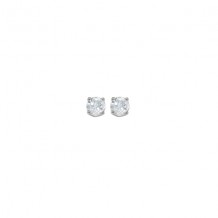 Gems One 14Kt White Gold White Topaz (1/4 Ctw) Earring