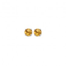 Gems One 14Kt White Gold Citrine (1/2 Ctw) Earring