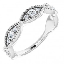 Platinum 1/2 CTW Diamond Anniversary Band