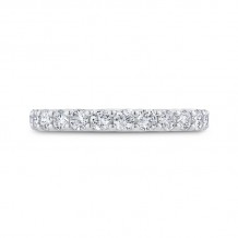 Shah Luxury 14K White Gold Diamond Wedding Band