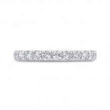 Shah Luxury 14K White Gold Diamond Wedding Band