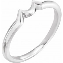 14K White 4.1 mm Band