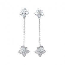 Gems One 10Kt White Gold Diamond (1/4Ctw) Earring