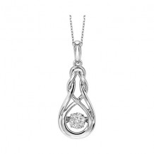 Gems One Silver Diamond (1/12 Ctw) Pendant