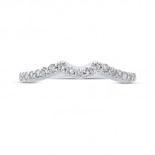 Shah Luxury Platinum Round Cut Diamond Wedding Band