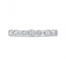 Shah Luxury 14K White Gold Diamond Wedding Band