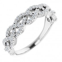 Platinum 1/3 CTW Diamond Anniversary Band