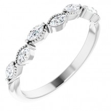 Platinum 1/3 CTW Diamond Anniversary Band