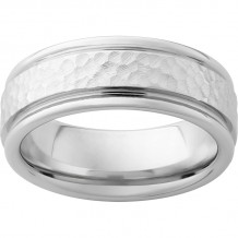 Serinium Rounded Edge Band with Moon Finish