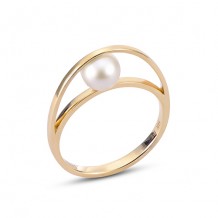 Imperial Pearl 14K Yellow Gold Freshwater Pearl Ring