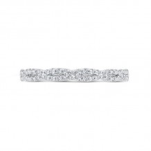 Shah Luxury 14K White Gold Diamond Wedding Band