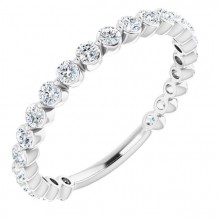 Platinum 3/4 CTW Diamond Anniversary Band