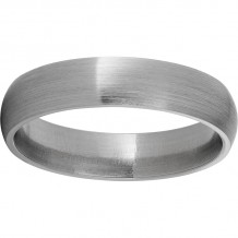 Titanium Domed Band with a Satin Finish