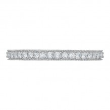 Shah Luxury 14K White Gold Diamond Wedding Band