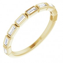 14K Yellow 1/4 CTW Diamond Anniversary Band