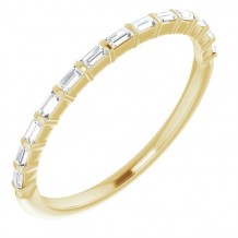 14K Yellow 1/5 CTW Diamond Anniversary Band