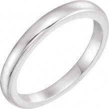 14K White Solstice Solitaireu00ae #10=.75-1.25 CT Tapered Bombu00e9 Matching Band