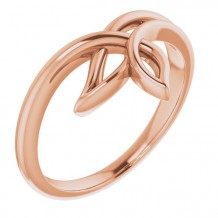 14K Rose Freeform Ring