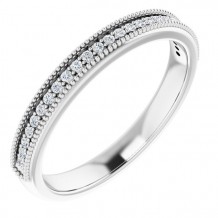 14K White 1/4 CTW Diamond Anniversary Band