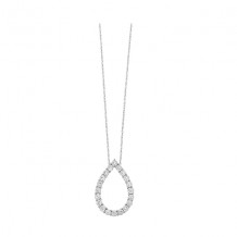 Gems One 14Kt White Gold Diamond (1/6Ctw) Necklace