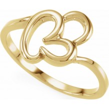 14K Yellow Freeform Remount Ring