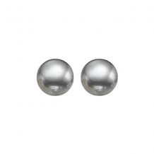 Gems One Silver Pearl (2 Ctw) Earring