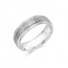Camelot Sterling Silver & 10k White Gold Julian Wedding Band