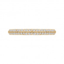 Shah Luxury Round Diamond Half-Eternity Wedding Band In 14K Yellow Gold