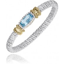 Vahan 14k Gold & Sterling Silver Sky Blue Topaz Bracelet