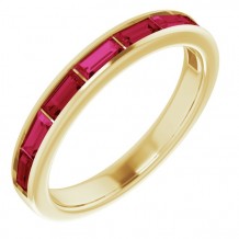 14K Yellow Ruby Ring