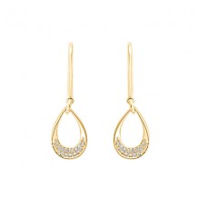 Gems One 10Kt Yellow Gold Diamond (1/10 Ctw) Earring