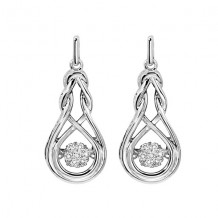 Gems One Silver Diamond (1/6Ctw) Earring