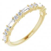 14K Yellow 5/8 CTW Diamond Anniversary Band