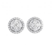 Gems One 14Kt White Gold Diamond (1/2Ctw) Earring