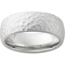 Serinium Domed Band with Moon Finish