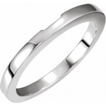 14K White Band