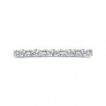 Shah Luxury 14K White Gold Marquise Diamond Wedding Band