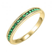 Gems One 10Kt Yellow Gold Emerald (1/3 Ctw) Ring