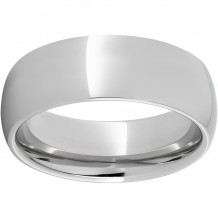 Serinium Domed Band with Polish Finish