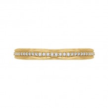 Shah Luxury Round Diamond Wedding Band In 14K Yellow Gold
