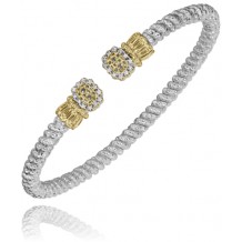 Vahan 14k Gold & Sterling Silver Diamond Bracelet