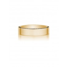 Henri Daussi 5mm Men's Wedding Band MB40-3 18k Gold Yellow 0.40 Ctw.