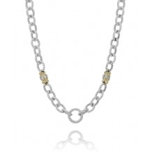 Vahan 14k Gold & Sterling Silver Diamond Necklace