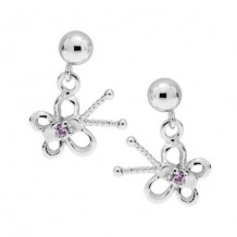 Sterling Silver Sapphire Butterfly earrings