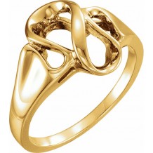 14K Yellow Freeform Ring