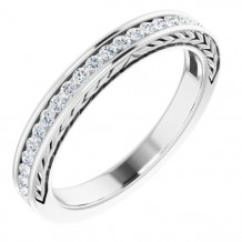 14K White 1/3 CTW Diamond Anniversary Band