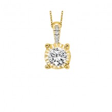 Gems One 14Kt Yellow Gold Diamond (1/10 Ctw) Pendant