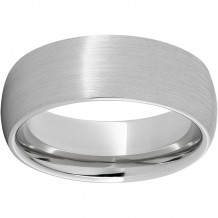 Serinium Domed Band with Satin Finish