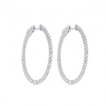 Gems One 14Kt White Gold Diamond (2Ctw) Earring